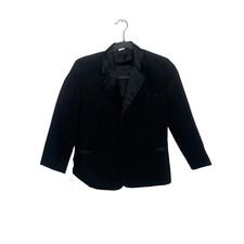 Boys Black Suit 8, Black Vest, Rafael 8 White Shirt 3 PC Set