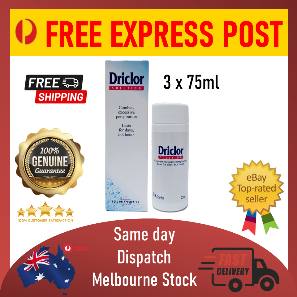 Driclor Antiperspirant Roll On Applicator 20 ml 75ml 1 BOX 2 BOX 3