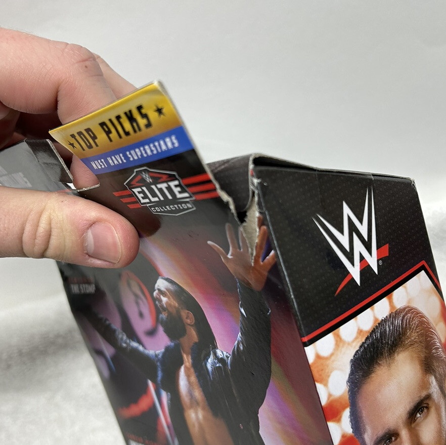 Mattel WWE Seth Rollins Elite Collection 2023 Top Picks Action Figure New Damage