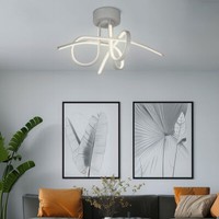 Led Decken Strahler Lampe Chrom Wohn Zimmer Beleuchtung Leuchte Verdreht Weiß