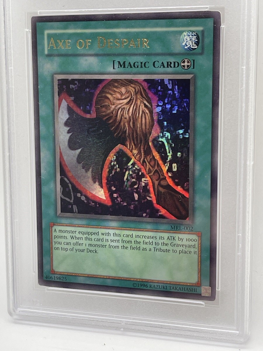 Axe Of Despair PSA 8 NM-MINT 2002 Magic Ruler Ultra Rare MRL-002