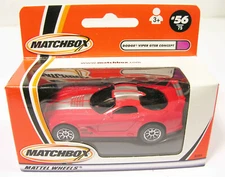 MINT MATCHBOX 56 DODGE VIPER GTSR CONCEPT IN UNOPENED BOX BOM