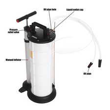 9L Ölabsaugpumpe Manuelle Saugpumpe Vakuumpumpe Öl Absaugung Ölwechselpumpe DE