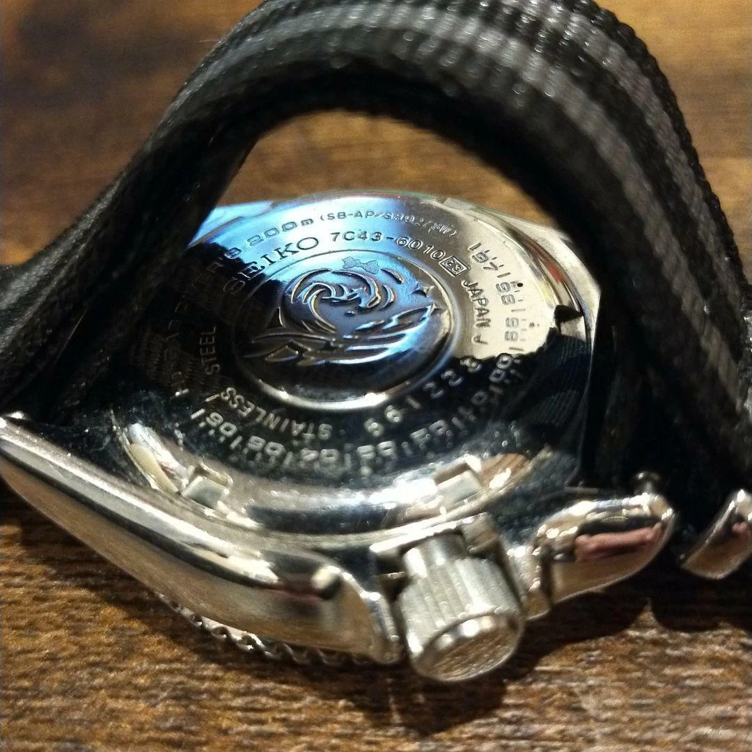 最も優遇 SEIKO 7C43-6010 美品 200m Professional 腕時計(アナログ
