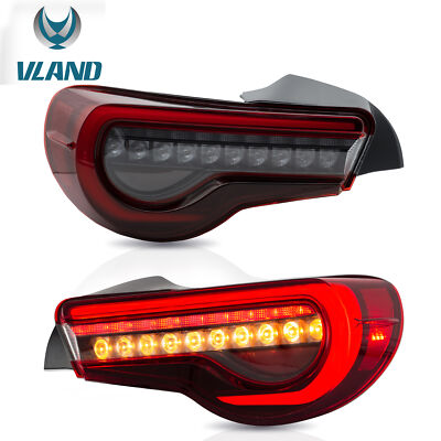 LED Tail Lights For 13-20 Toyota 86 Subaru BRZ Scion FR-S Sequential Signal Lamp