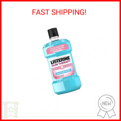 Listerine Gum Therapy Antiplaque & Anti-Gingivitis Mouthwash, Oral Rinse to Help
