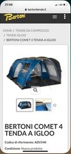 Bertoni Comet 4 Tenda a Igloo - ADV540