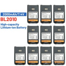 100PC Replacement Li-ion Battery BL2010 For Hytera PD502 PD602 PD605 PD685 Radio