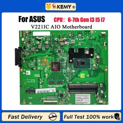 V221IC Laptop Motherboard For ASUS Vivo AiO V221ID V221I V221 W/ i3 i5 6th/7th
