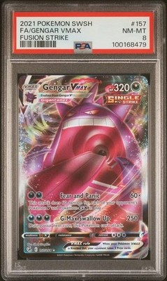 Gengar VMAX 157/264 Swsh08: Fusion Strike Holo for sale online | eBay
