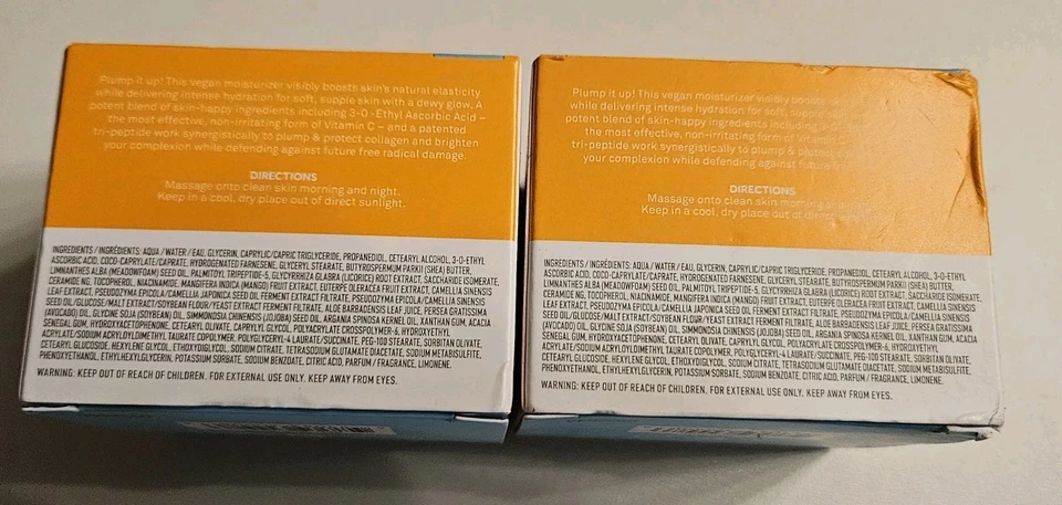 PACK de 2 cremas hidratantes iluminadoras Bliss vitamina C brillante y tripéptido 1,7 fl oz Foto 3 de 4