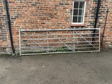 12ft Galvanised Metal Farm Field Driveway Gate