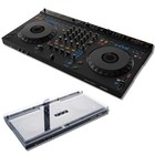 AlphaTheta DDJ-GRV6 4-Channel DJ Controller with Decksaver Protective Cover
