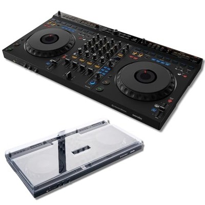 AlphaTheta DDJ-GRV6 4-Channel DJ Controller with Decksaver Protective Cover