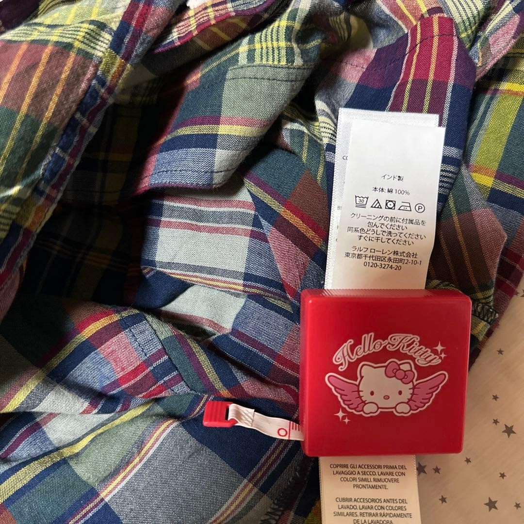 Ralph Lauren Madras Check Patchwork Asymmetric Sk… - image 9