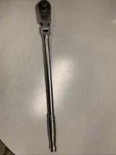 Snap On 1/2" Drive Flex Head Long Handle Ratchet Wrench SF936 17-1/2" Length