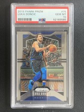 Luka Doncic 2019-20 Panini Prizm Mavericks Base #75 PSA 10