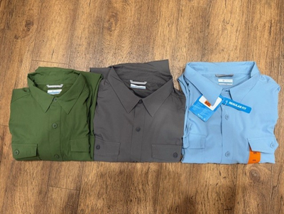 Columbia Men's Omni Shade Long Sleeve Woven Shirt | eBay
