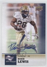 2011 Upper Deck Sweet Spot Sweet Beginnings Auto Dion Lewis #95 Auto 0o9