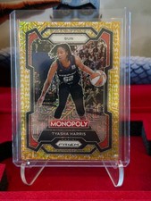 2024 WNBA Prizm Monopoly Tyasha Harris Gold Millionaire Shimmer /500