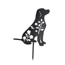 Retriever Garden Stake - Durable Outdoor Dog Statue for Lawn D cor Labrador