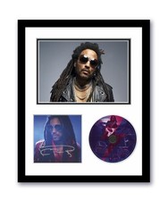 Lenny Kravitz Autographed 11x14 Custom Framed CD Photo Blue Electric Light ACOA