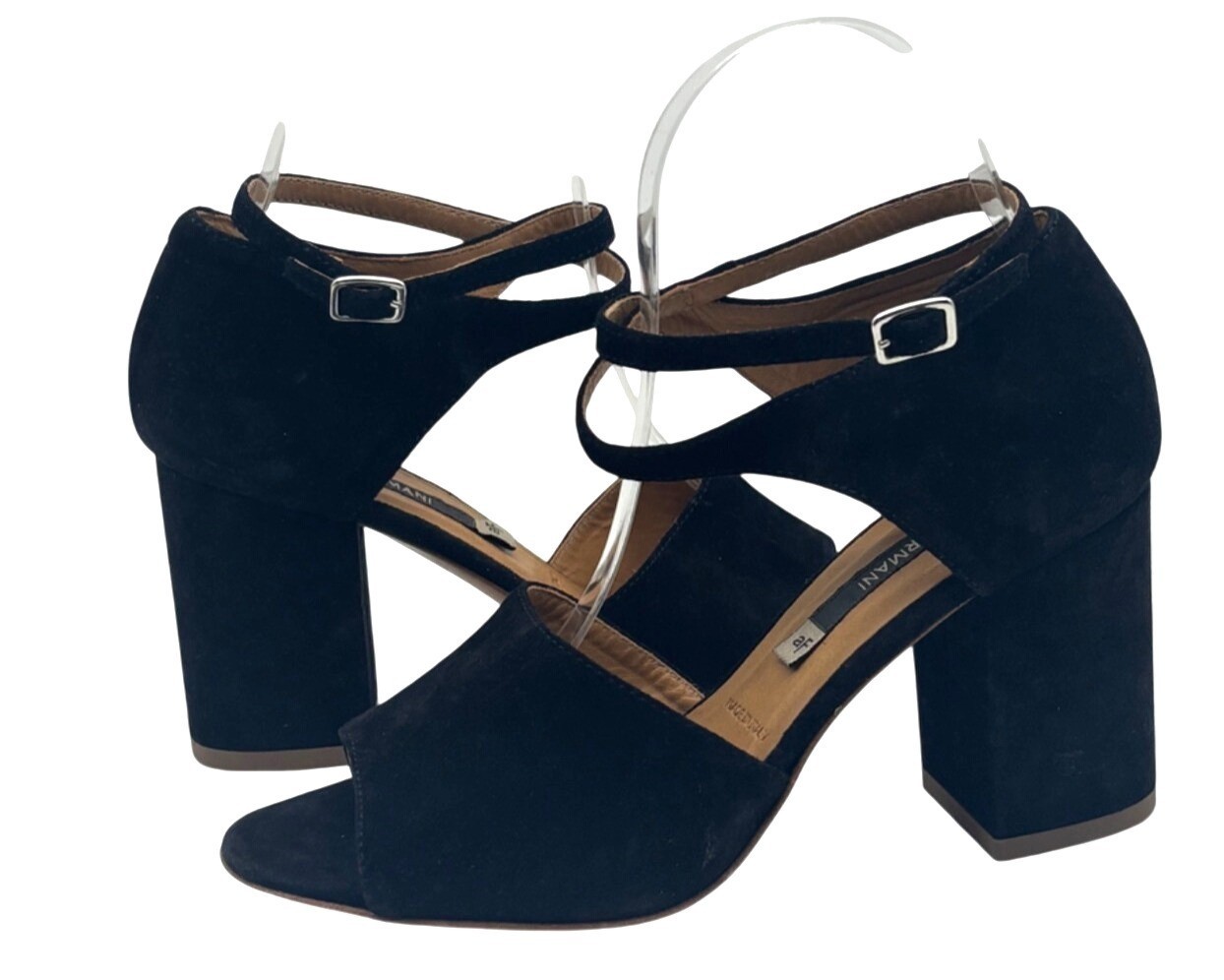 APL Alberto Fermani Avane Sandalo scamosciato 37 (US 6.5) Nero