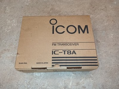 ICOM IC-T8A FM Transceiver Working With Box And Charger 