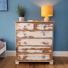 Chest Of Drawers, Upcycled, Retro, Vintage, Shabby Chic