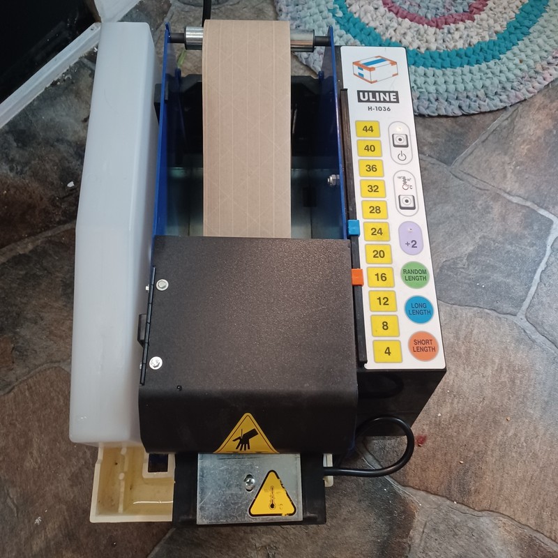 Used  ULINE H-1036 Gummed Tape Electronic Touch Tape Dispenser in Working Order