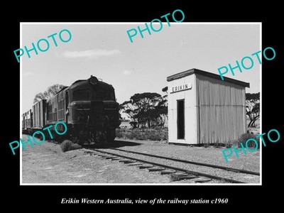 Erikin Western Australian The Railway Station c1960 Old Large Historic Photo