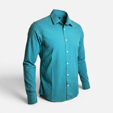 Khujo men's shirt model: Valentin stripes green M