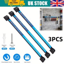 3x18" Heavy Duty Magnetic Tool Bar Storage Holder Rack Garage Wall Holder Strips
