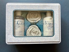 Crabtree Evelyn Nantucket Briar Tin Gift Set Body Lotion Shower Gel Soap NEW