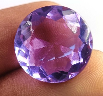 13.75 Ct Natural Purple Alexandrite Round Shape IGL Certified Gemstone 6YHD
