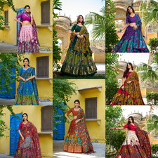 Indian Pakistani Bollywood Wedding Wear Lengha Party Bridal Lehenga Choli Ethnic