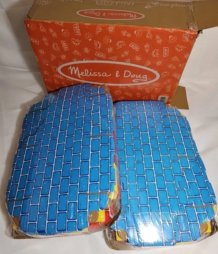 Melissa & Doug DELUXE JUMBO BLOQUES DE CONSTRUCCIÓN DE CARTÓN ~ ¡¡TOTALMENTE NUEVOS!! 40 BLOQUES Foto 2 de 3