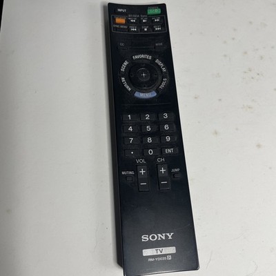 Genuine Sony RM-YD035 TV Remote Control Tested Working Used OEM