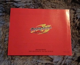 Dash Galaxy: Alien Asylum (Nintendo system) AUTHENTIC NES MANUAL ONLY - NO GAME