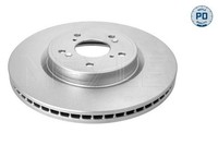 2X Bremsscheibe MEYLE-PD: Advanced Performance And Design. Meyle 31-15 521 0063/