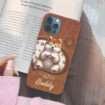 Personalized Akita Dog Tough Phone Case Cover iPhone 17 16 15 14 13 12 11 X Gift