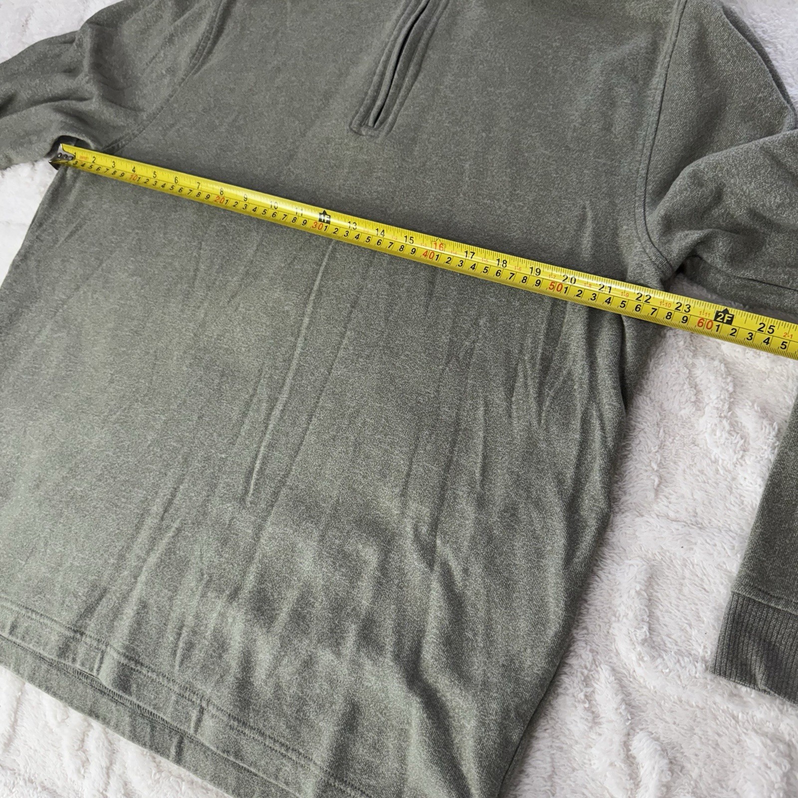 Van Heusen Flex Classic Fit Olive Basic Pullover … - image 11