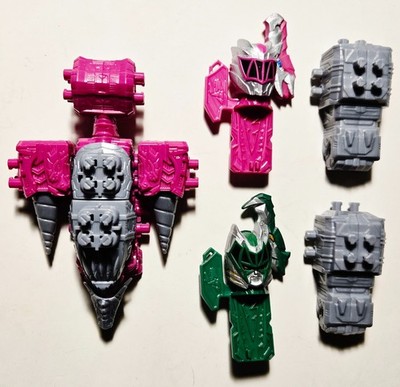 Power Rangers Dino Fury Ankylo Hammer Zord (Hasbro, 2022) *Complete* Pink Mega