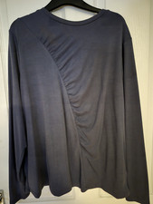 Womens long sleeved cornflower blue size 22 top vgc