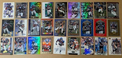 Terrell Davis Lot of 100 plus NFL Football Cards - Inserts, Premium, RCs