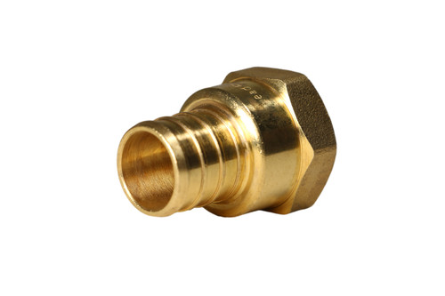 25 Pack XFITTING 3/4" PEX-B Barb x 1/2" Female NPT Threaded Adapter, Lead Free