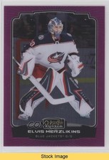 2022-23 O-Pee-Chee Platinum Matte Pink Elvis Merzlikins #147 READ 18fy