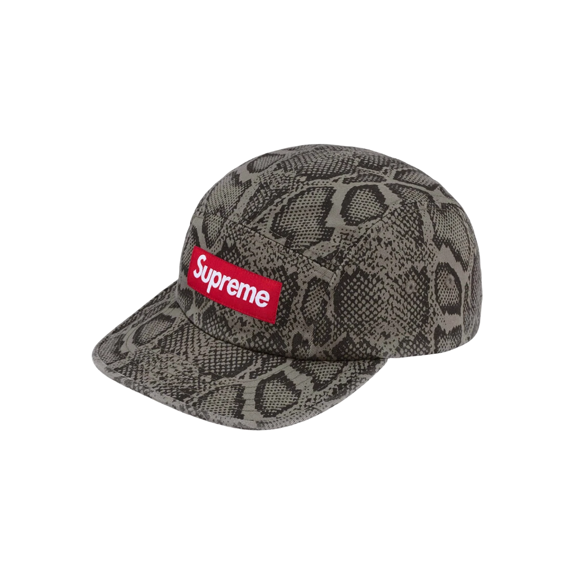 Casquette de camp en sergé chino lavé suprême serpent   24SS