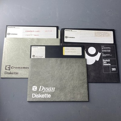 Cromemco CDOS Source Assembler Fortran IV 8 Inch Floppy Diskette 70s 1970