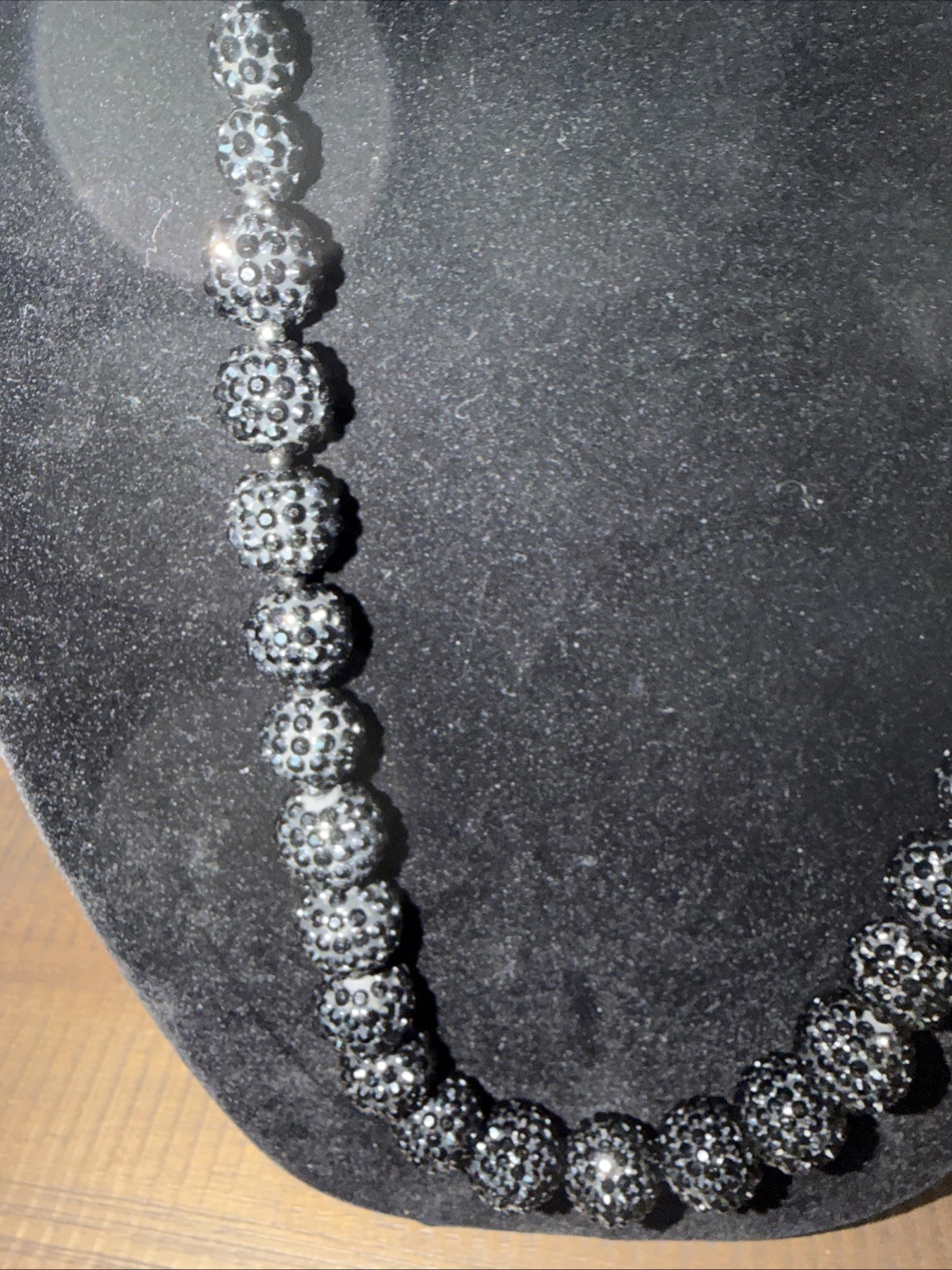 VTG Signed KJL Kenneth Jay Lane Black Rhinestones… - image 2